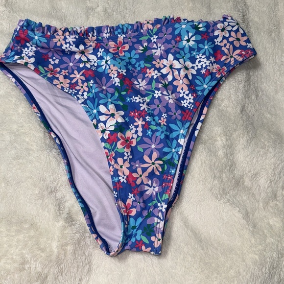 CUPSHE Women Swimsuit Bikini Set High Waisted Push Up Cheeky Bathing Suit - Picture 4 of 9